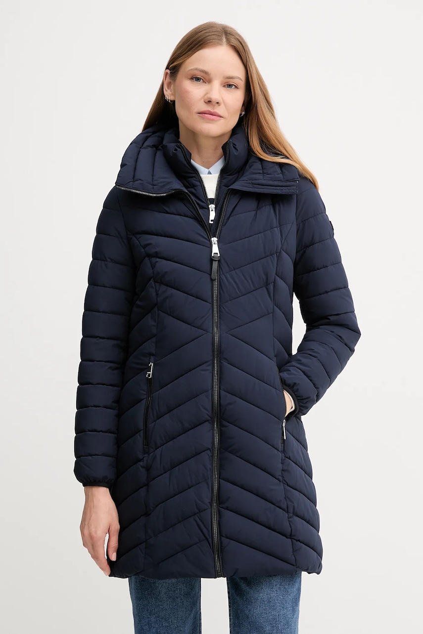 Μπουφάν Dkny χρώμα: καφέ, DLEMPN46