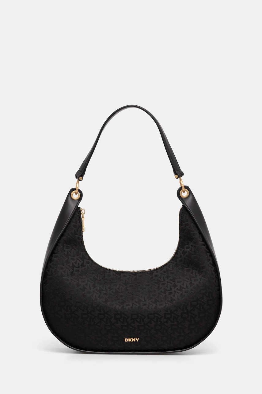Τσάντα Dkny χρώμα: μαύρο, R44CFI48