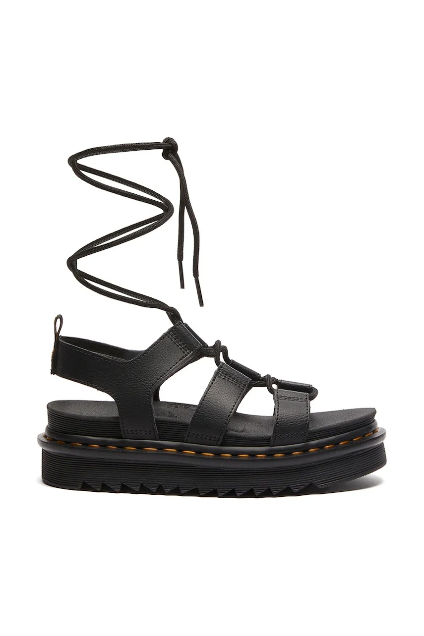 Δερμάτινα σανδάλια Dr. Martens Nartilla χρώμα: μαύρο, DM31617001