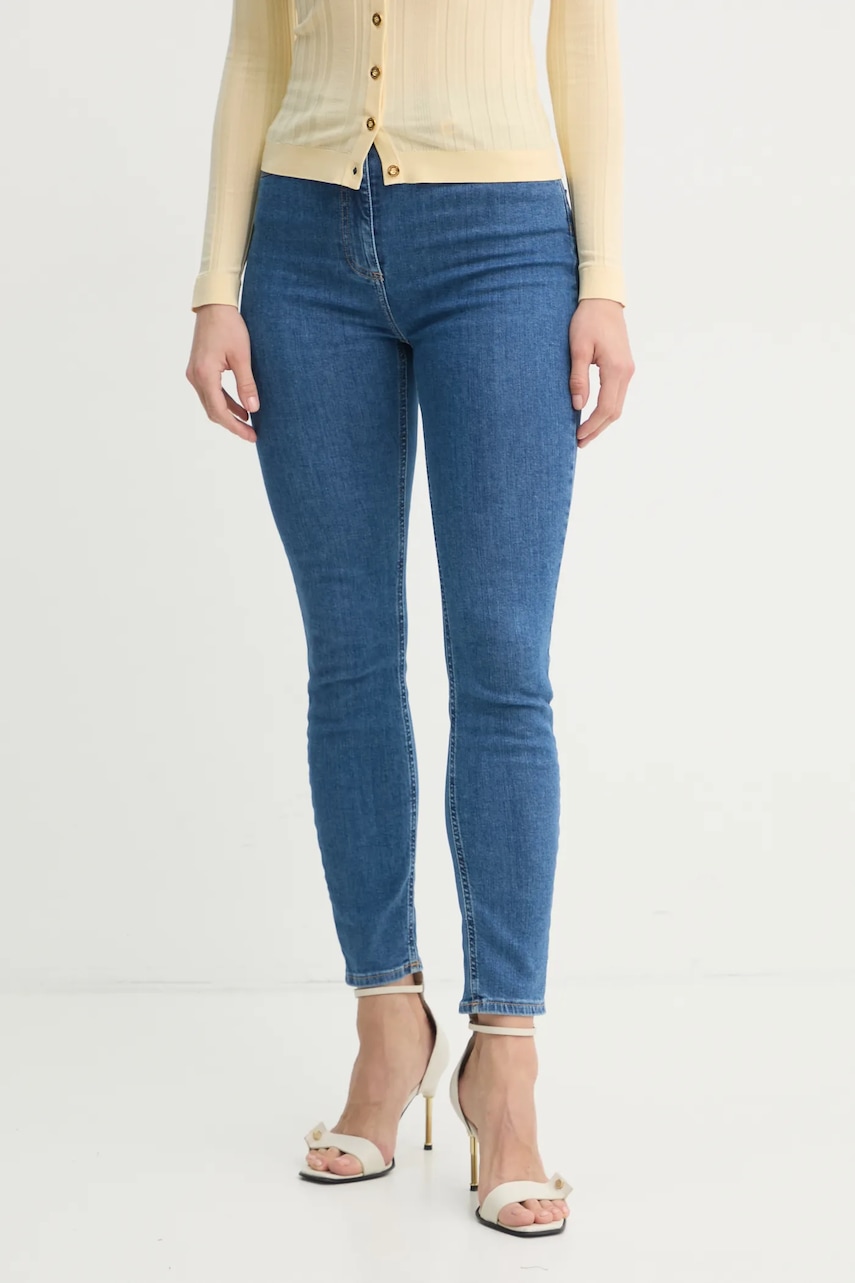 Τζιν παντελόνι Elisabetta Franchi χρώμα: μπλε, PJ86I51E2