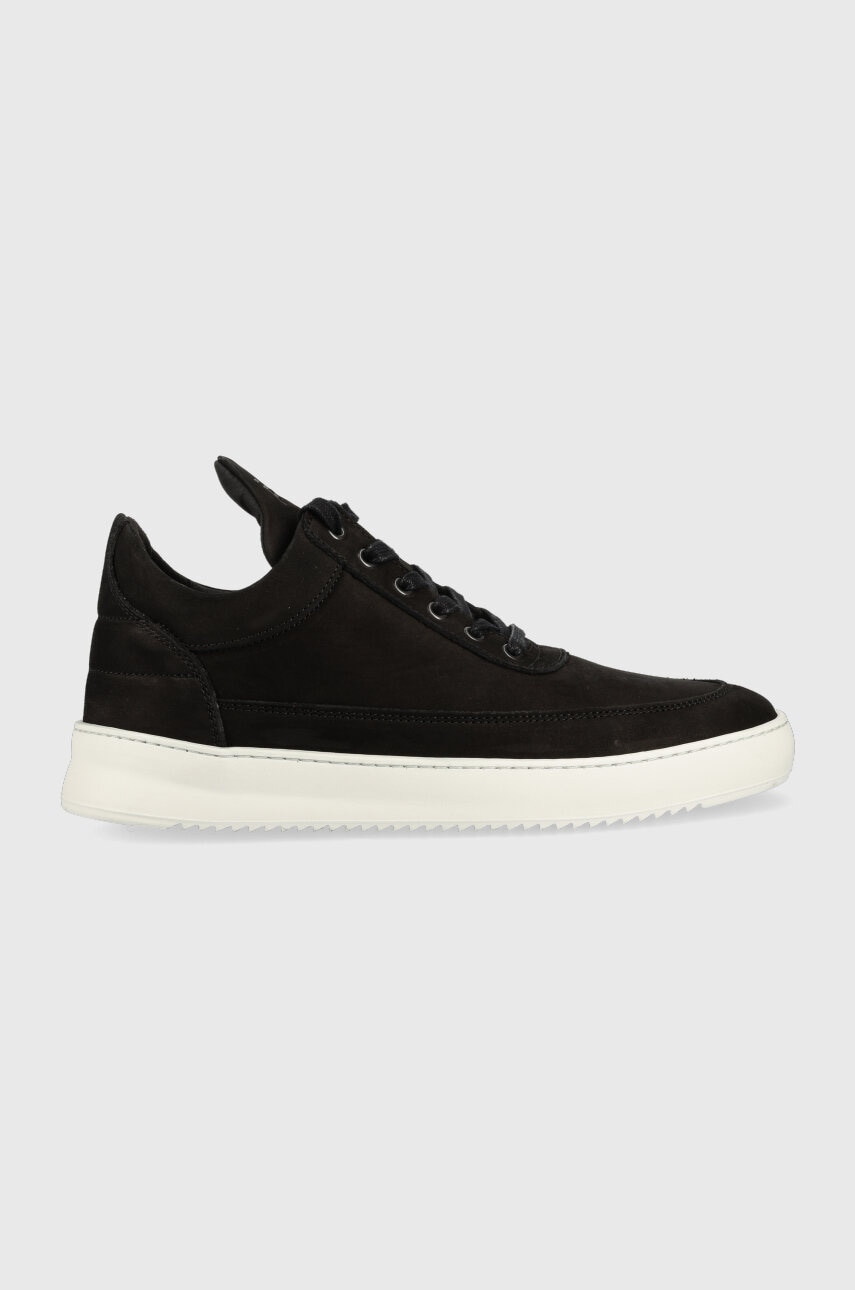 Σουέτ αθλητικά παπούτσια Filling Pieces Low Top Ripple χρώμα: μαύρο, 25121721863 F325121721863
