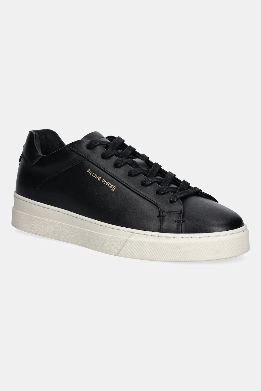 Δερμάτινα αθλητικά παπούτσια Filling Pieces Tiebreak Core χρώμα: μαύρο, 78913681861