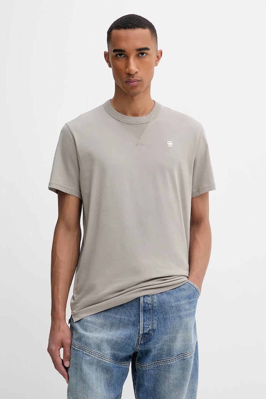 Βαμβακερό μπλουζάκι G-Star Raw ανδρικό, χρώμα: μπλε, D24449-336