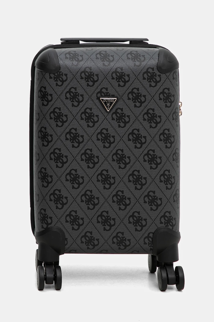 Βαλίτσα Guess BERTA χρώμα: γκρι, TWOB86 88983