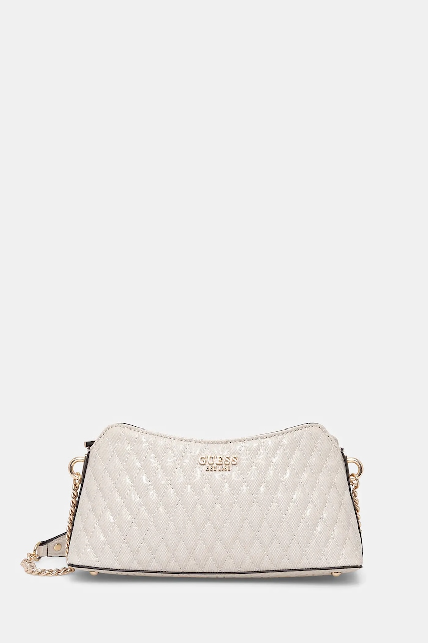 Τσάντα Guess BETULA χρώμα: μπεζ, HWGG96 26170