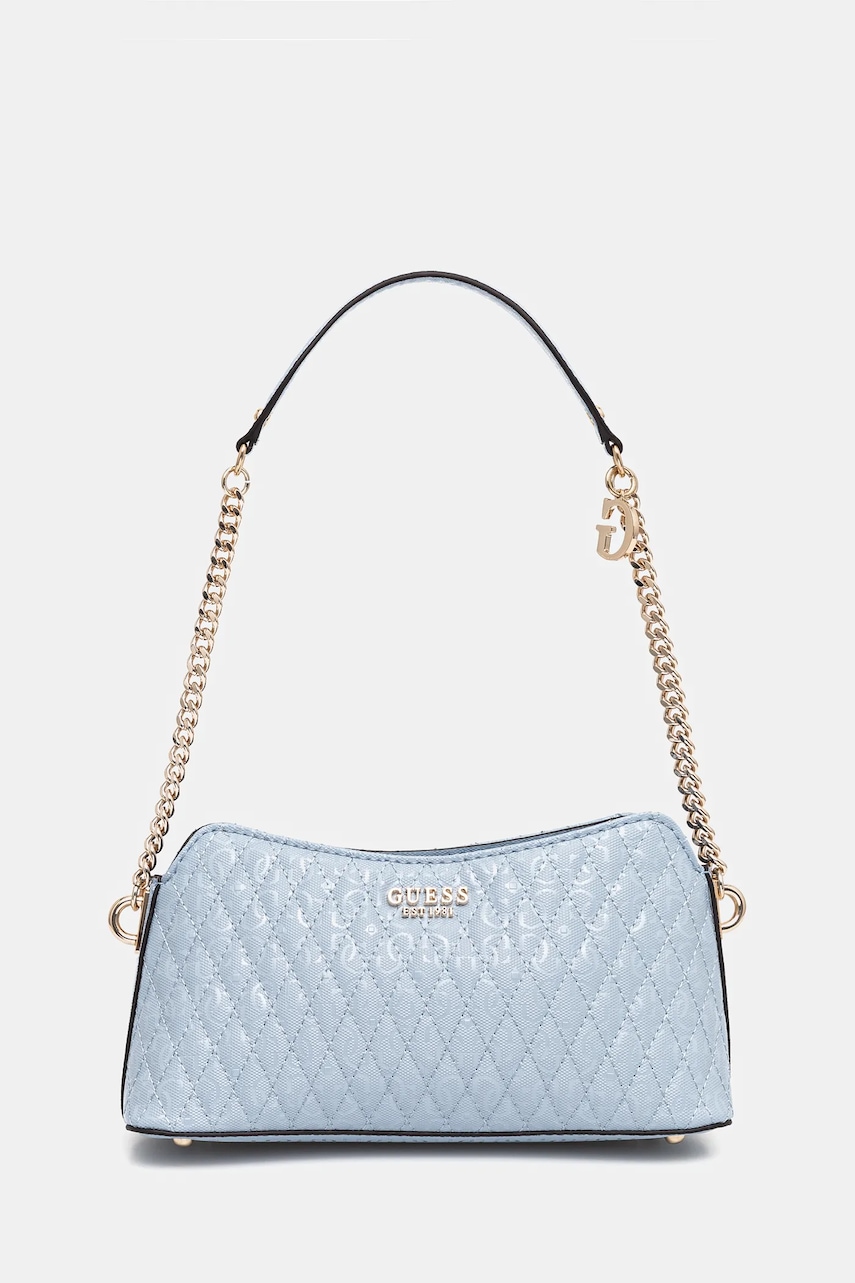 Τσάντα Guess BETULA χρώμα: μπλε, HWGG96 26170