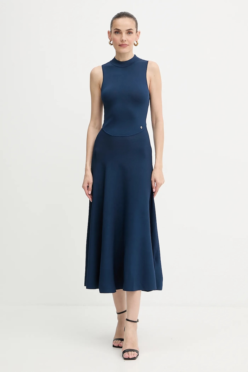 Φόρεμα Guess CASSANDRA χρώμα: μπλε, W5YK0S Z0241