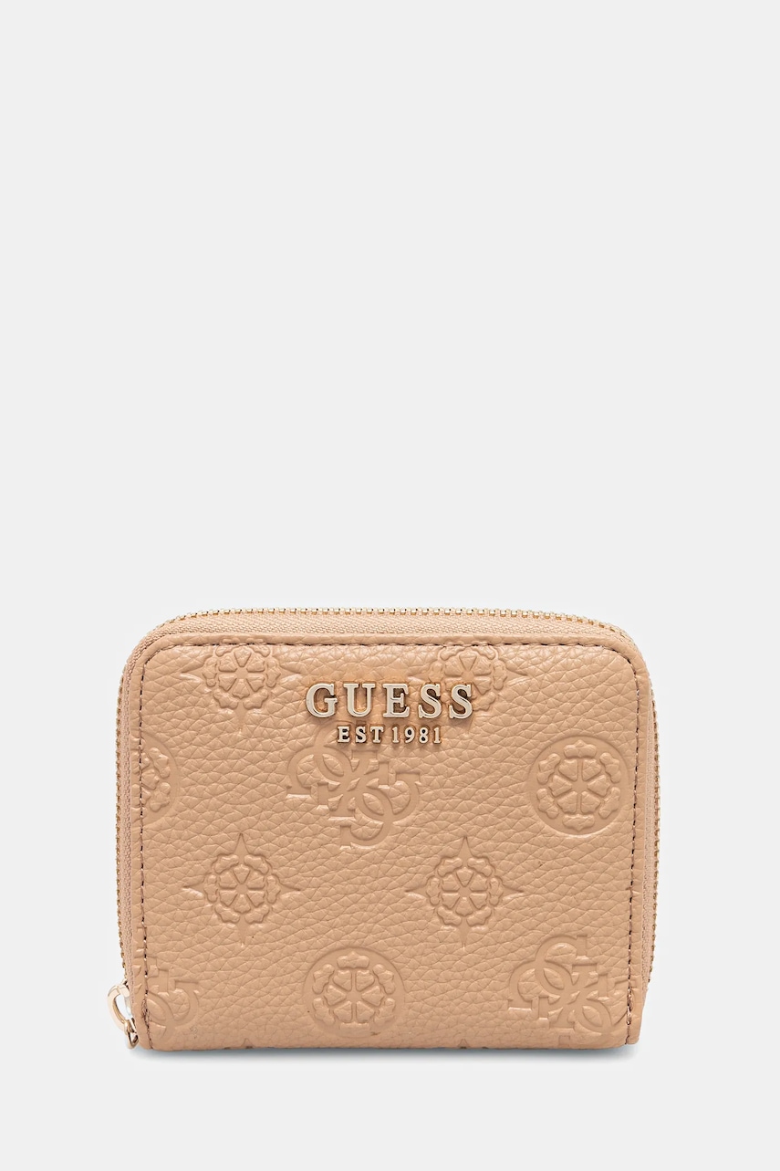 Πορτοφόλι Guess CRESIDIA χρώμα: μαύρο, SWPG93 49137