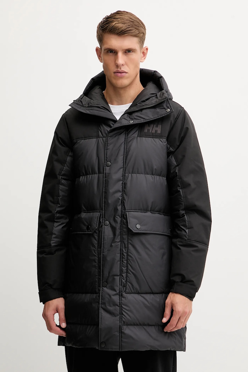 Μπουφάν με επένδυση από πούπουλα Helly Hansen ESCAPE χρώμα: μαύρο, 53527