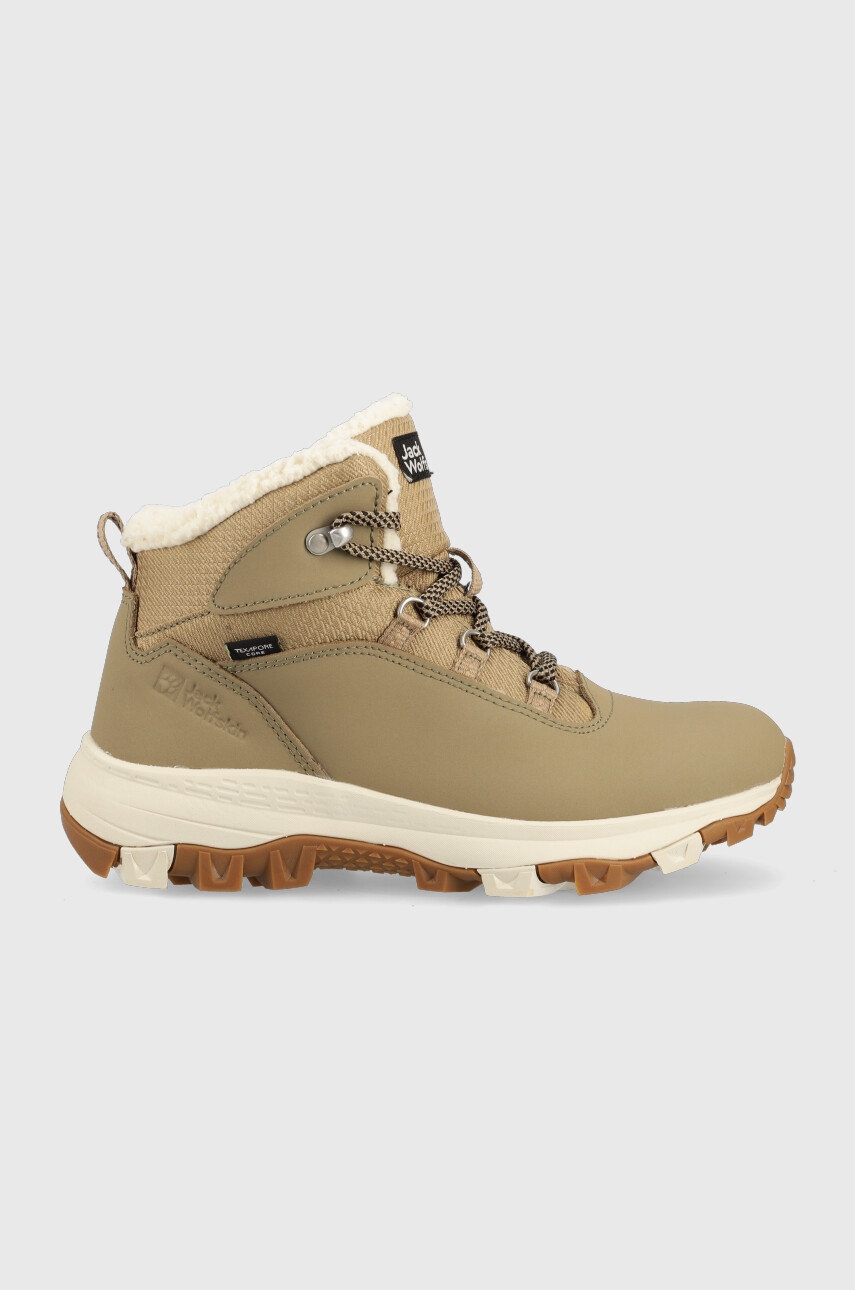 Παπούτσια Jack Wolfskin Everquest Texapore Mid χρώμα: καφέ