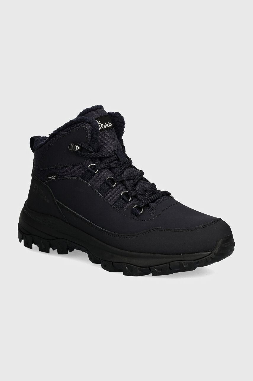Παπούτσια Jack Wolfskin Everquest Texapore Mid χρώμα: μαύρο, 4053611