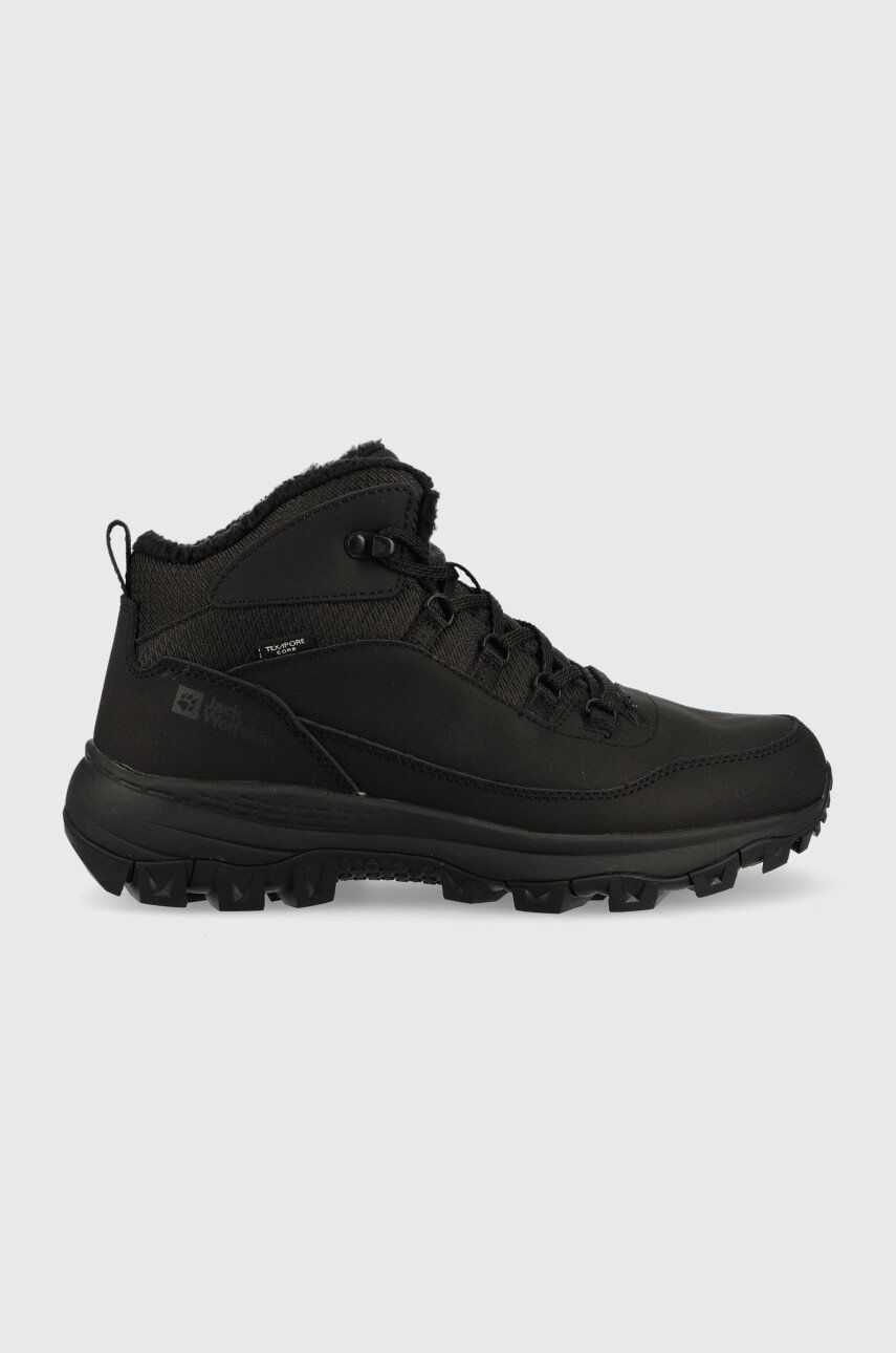 Παπούτσια Jack Wolfskin Everquest Texapore Mid χρώμα: μαύρο, 4053611