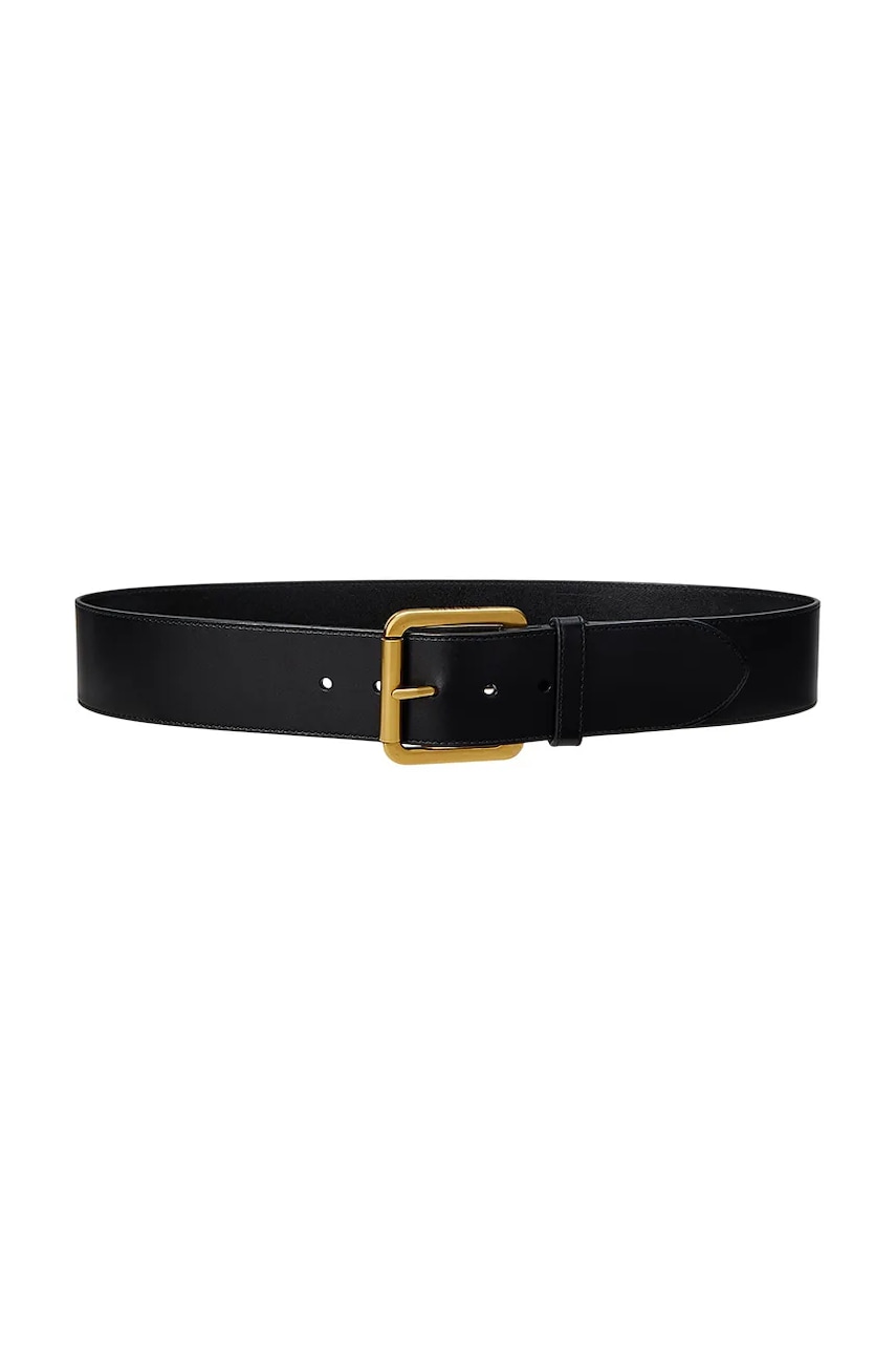 Δερμάτινη ζώνη Lauren Ralph Lauren χρώμα: μαύρο, 412959139