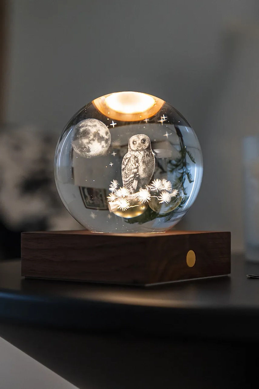 Ασύρματο φωτιστικό led Gingko Design Amber Crystal Light χρώμα: πολύχρωμο