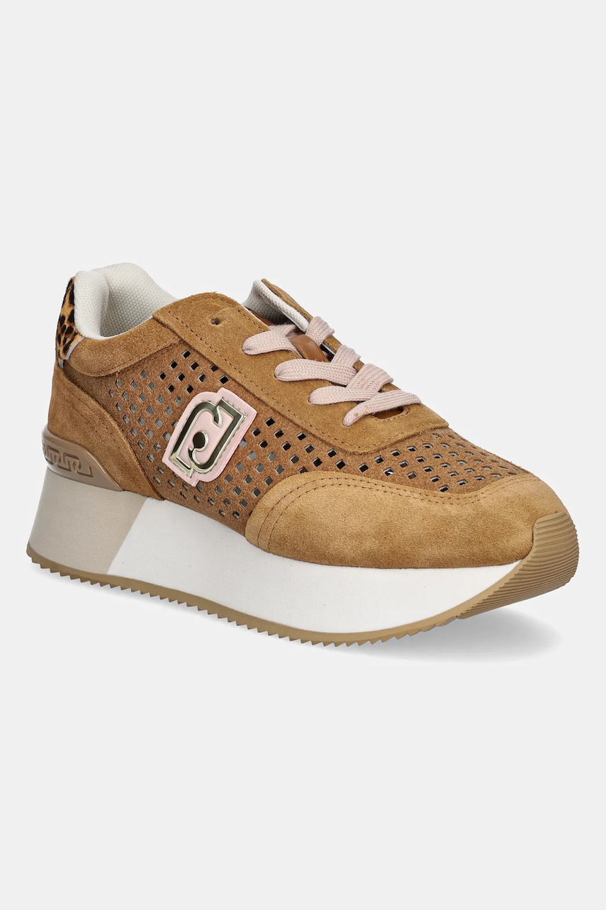 Αθλητικά Liu Jo DREAMY 11 χρώμα: καφέ, BA5103PX660S1853