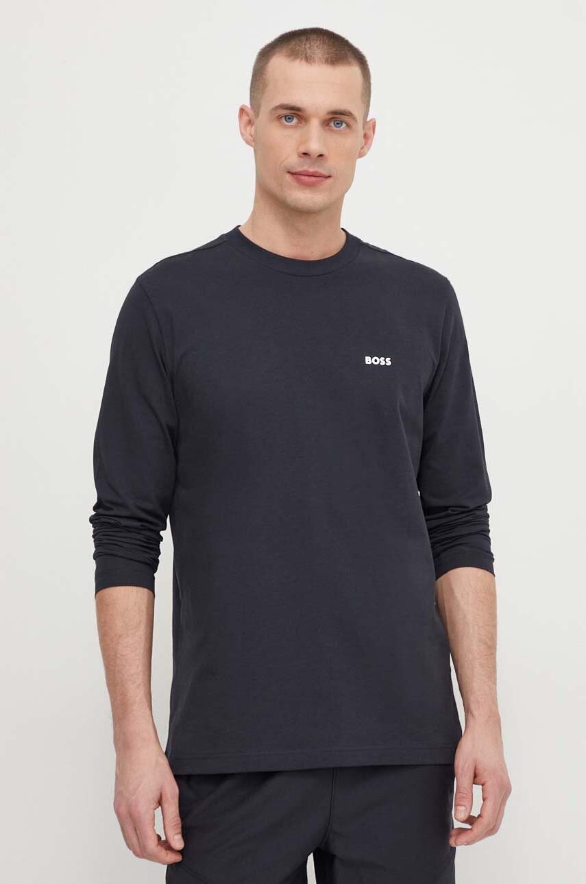 Longsleeve Boss Green χρώμα: ναυτικό μπλε, 50506365