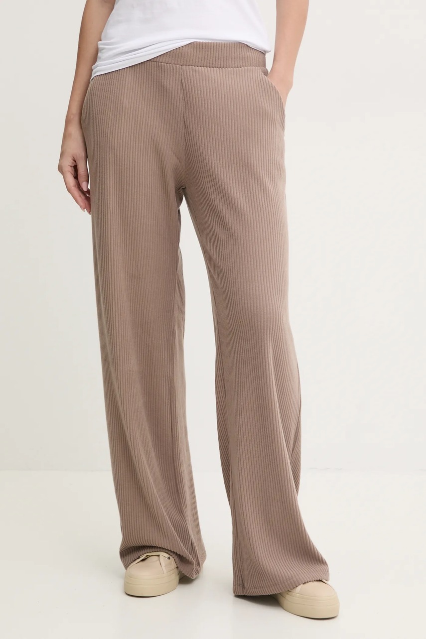 Παντελόνι lounge Abercrombie & Fitch χρώμα: μπεζ, KI147-4089
