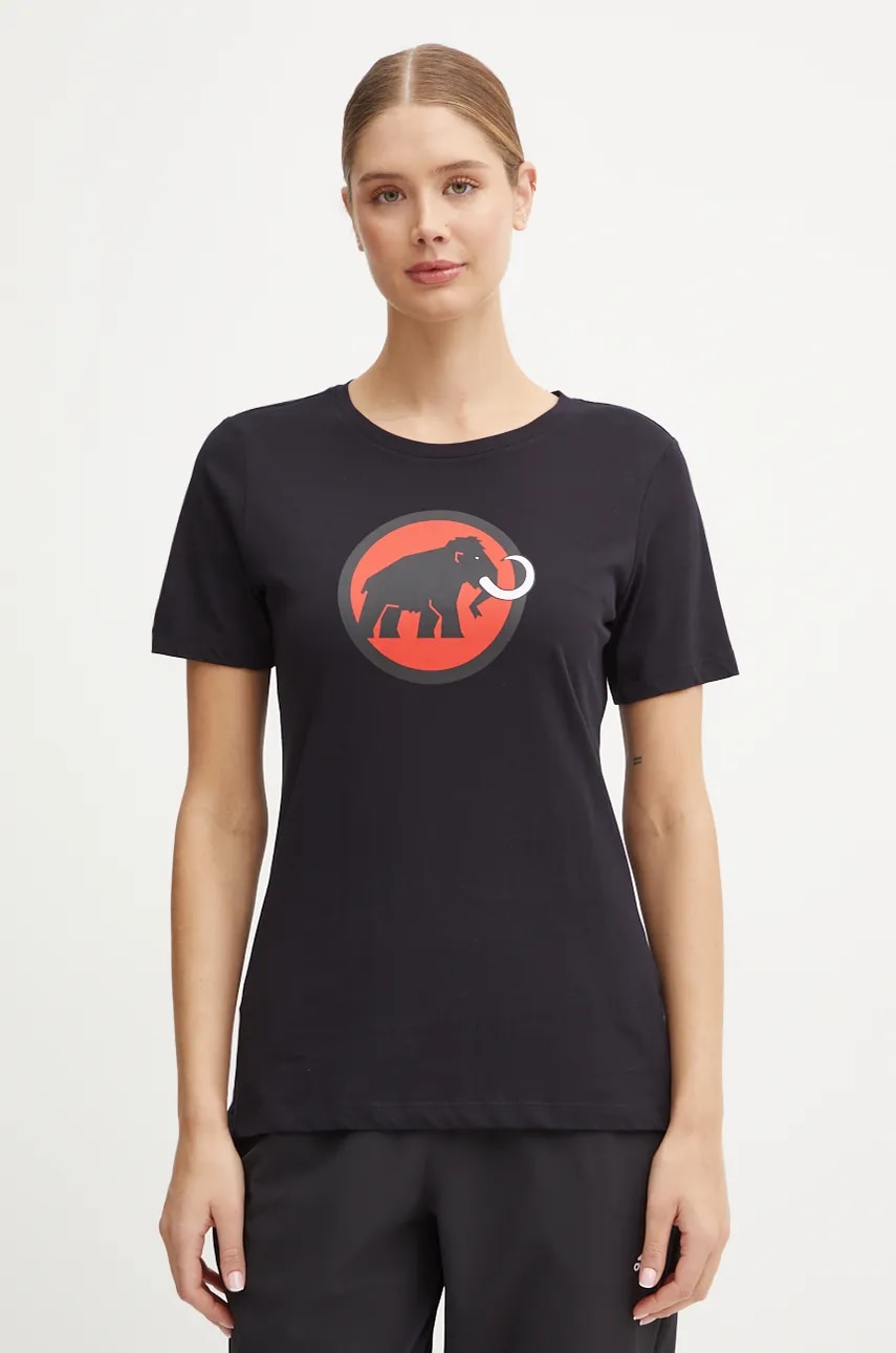 Μπλουζάκι Mammut Core χρώμα: μαύρο, 1017.04072