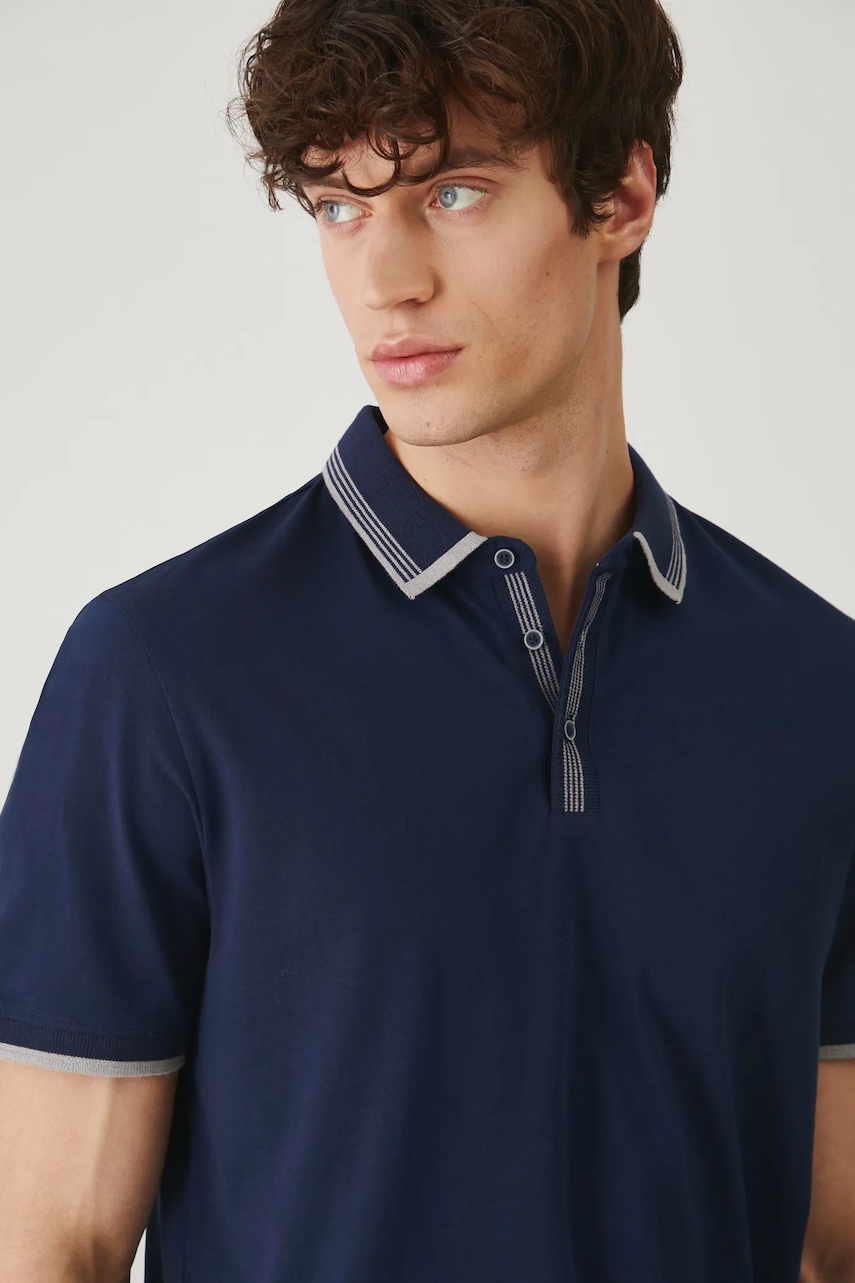 Πόλο Medicine χρώμα: ναυτικό μπλε