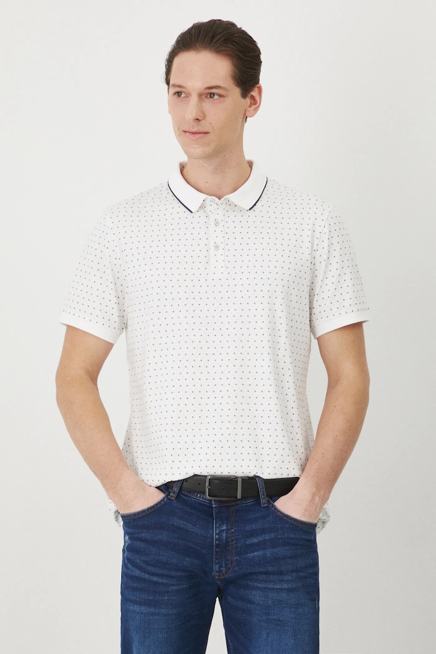 Πόλο Medicine χρώμα: άσπρο