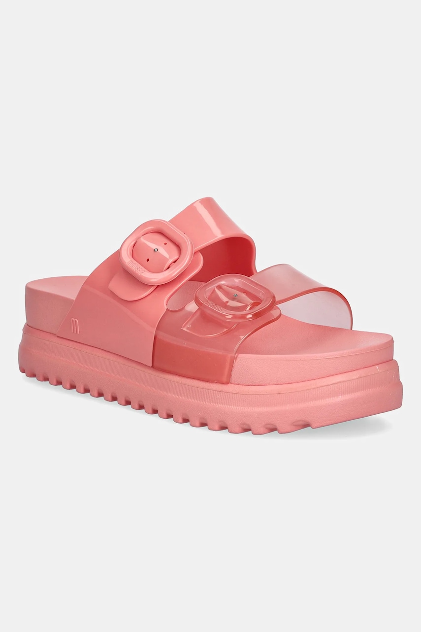 Παντόφλες Melissa COZY PLATFORM χρώμα: ροζ, M 36158