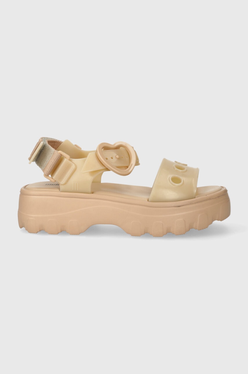 Σανδάλια Melissa MELISSA KICK OFF HOT AD χρώμα: μπεζ, M.33950.O943