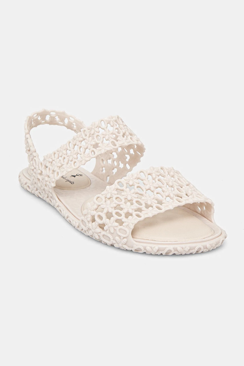 Σανδάλια Melissa MELISSA PANC SANDAL + ISABELA CAPETO χρώμα: μπεζ, M.33440.54144