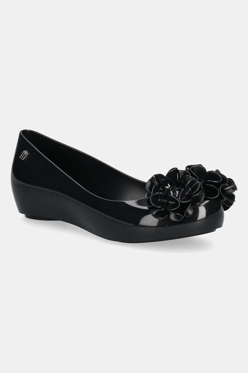 Μπαλαρίνες Melissa ULTRAGIRL SPRINGTIME χρώμα: μαύρο, M 35706