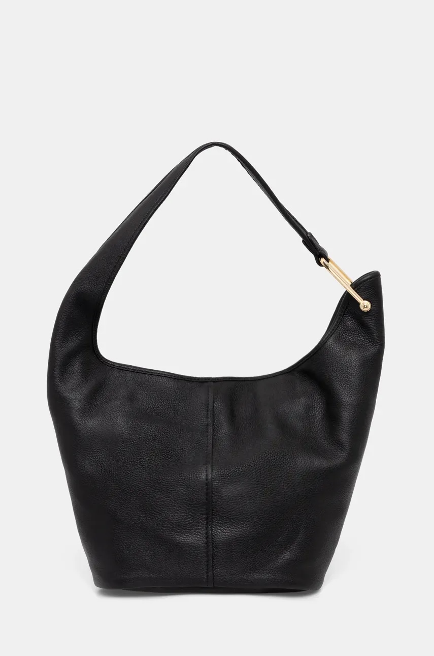 Δερμάτινη τσάντα MICHAEL Michael Kors χρώμα: μαύρο, 30F4G2YL6L