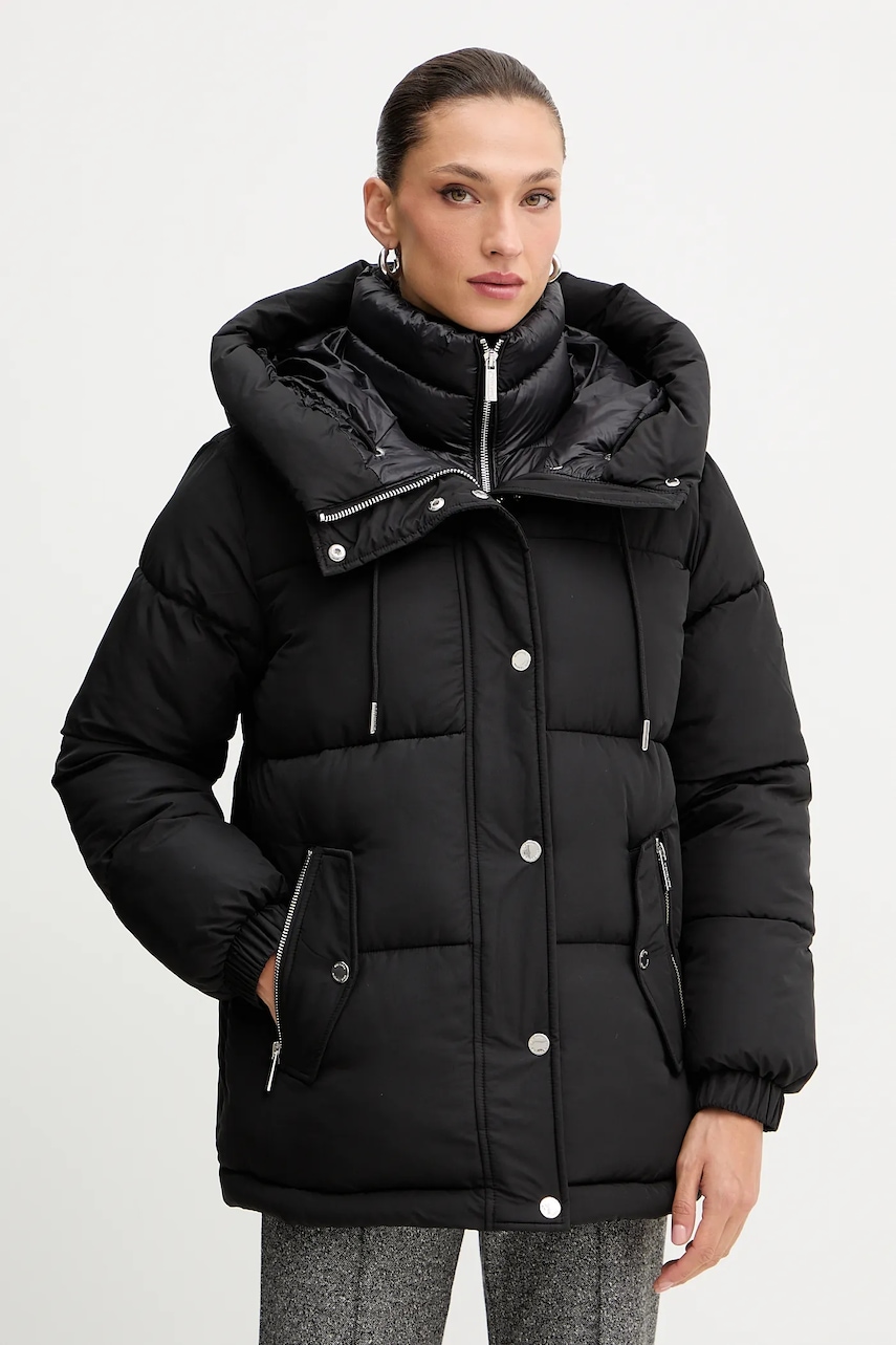 Μπουφάν MICHAEL Michael Kors χρώμα: μαύρο, 77A7065M42