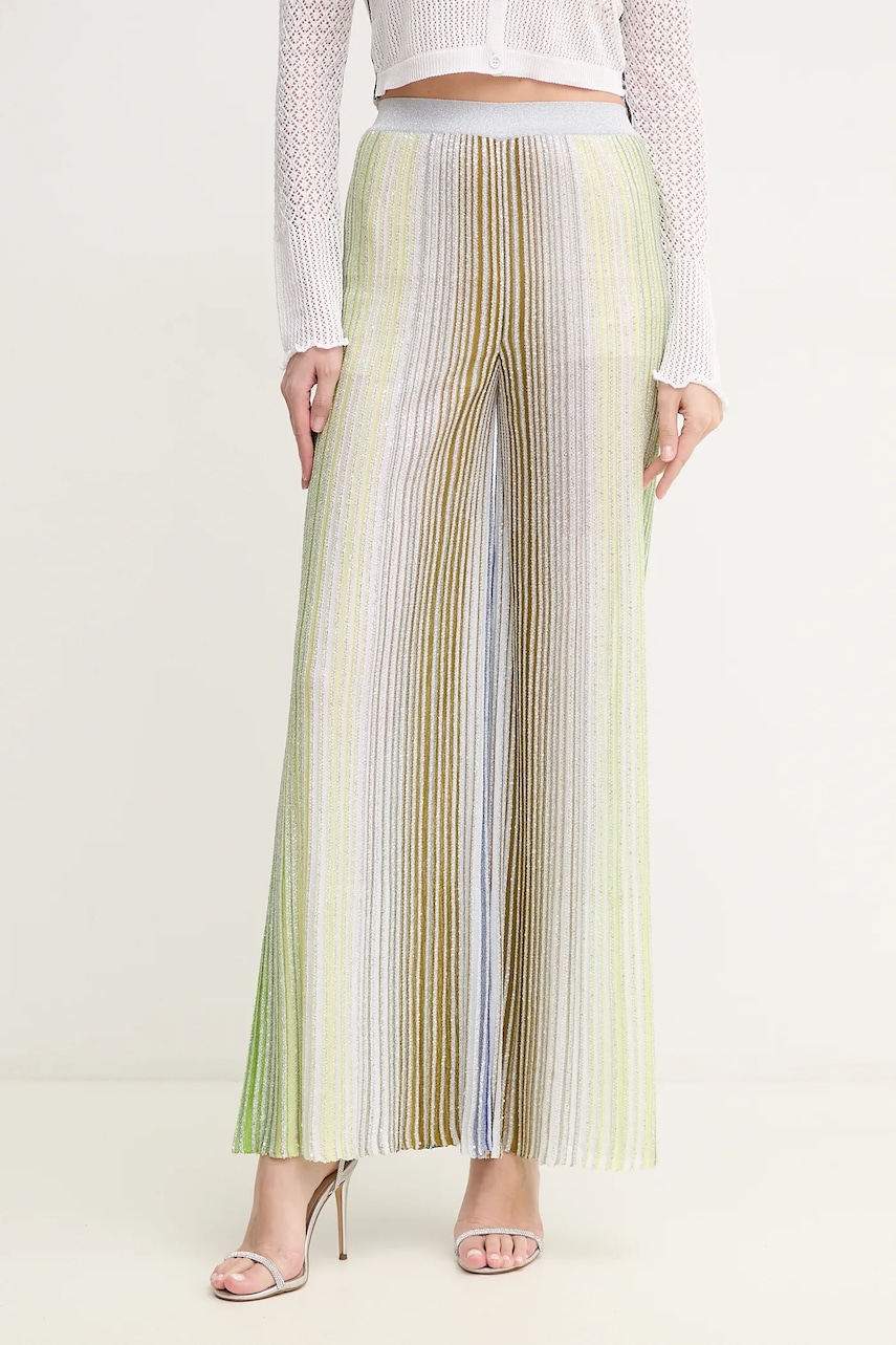 Παντελόνι Missoni χρώμα: μπλε, DS25SI0B.BK042D
