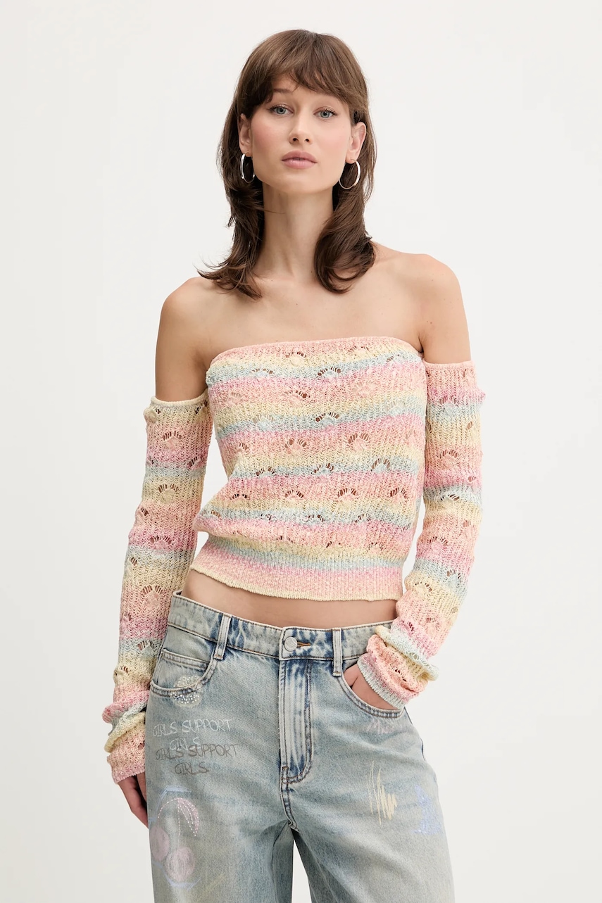 Πουλόβερ Miss Sixty χρώμα: κίτρινο, 6S2RJ06700