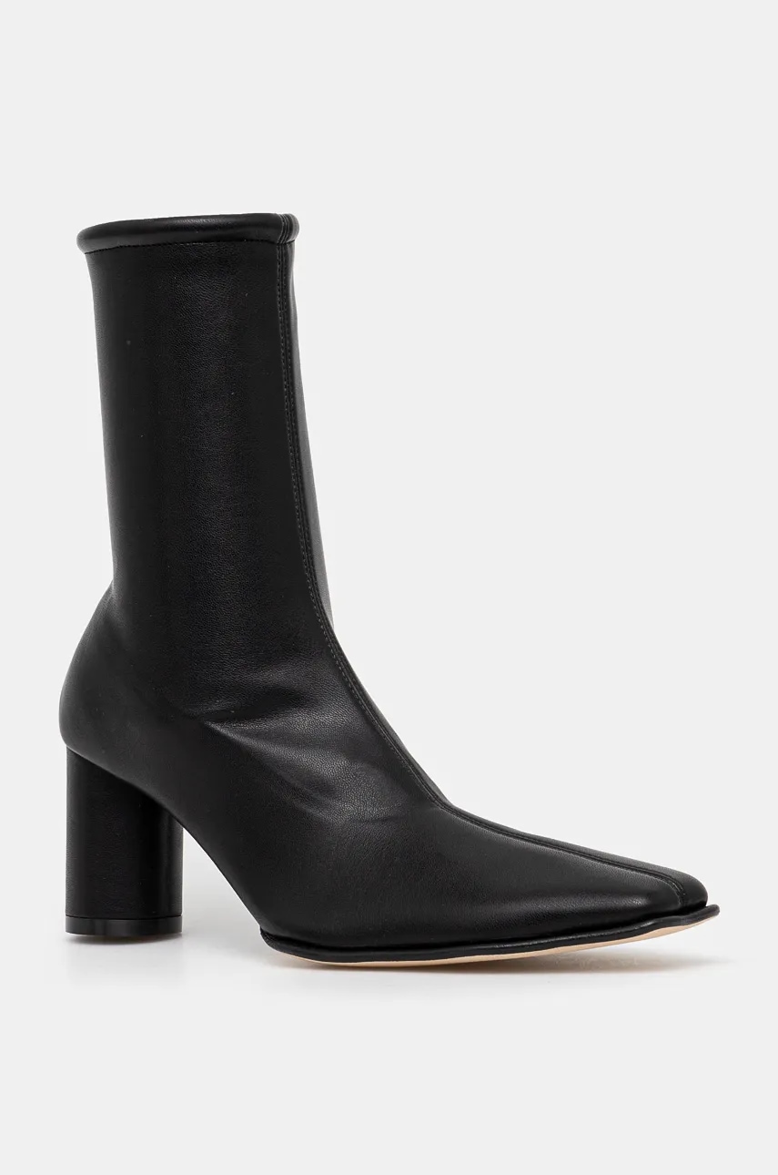Μποτάκια MM6 Maison Margiela χρώμα: μαύρο, S66WU0120.P7973