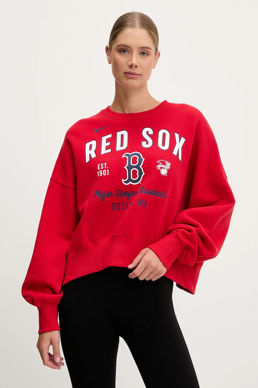 Μπλούζα Nike Boston Red Sox χρώμα: κόκκινο, 01D7-163N-BQ-H3K