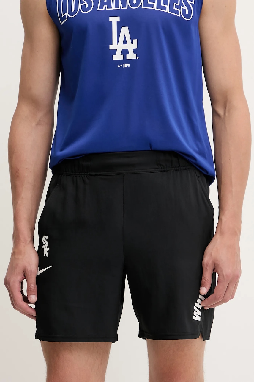 Σορτς προπόνησης Nike Chicago White Sox ανδρικό, χρώμα: μαύρο, 01NA-00A-RX-F0V