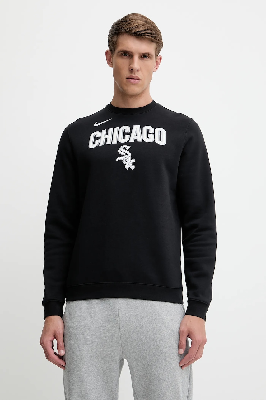 Μπλούζα Nike Chicago White Sox χρώμα: μαύρο, NKPU-912Z-RX-LYA