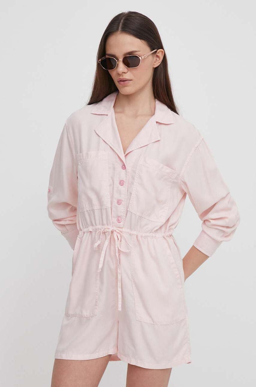 Ολόσωμη φόρμα Pepe Jeans Elison ELISON χρώμα: ροζ PL230479