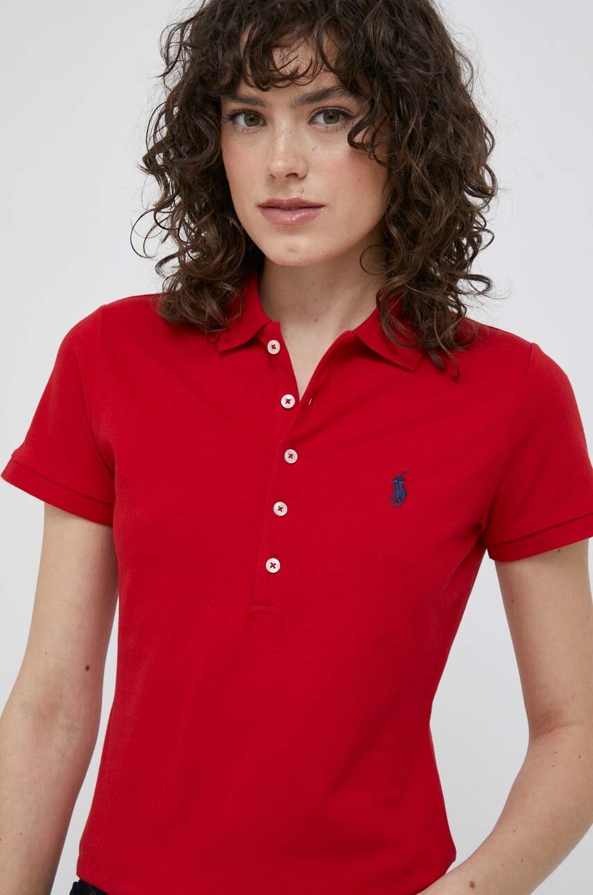 Πόλο Polo Ralph Lauren χρώμα: κόκκινο