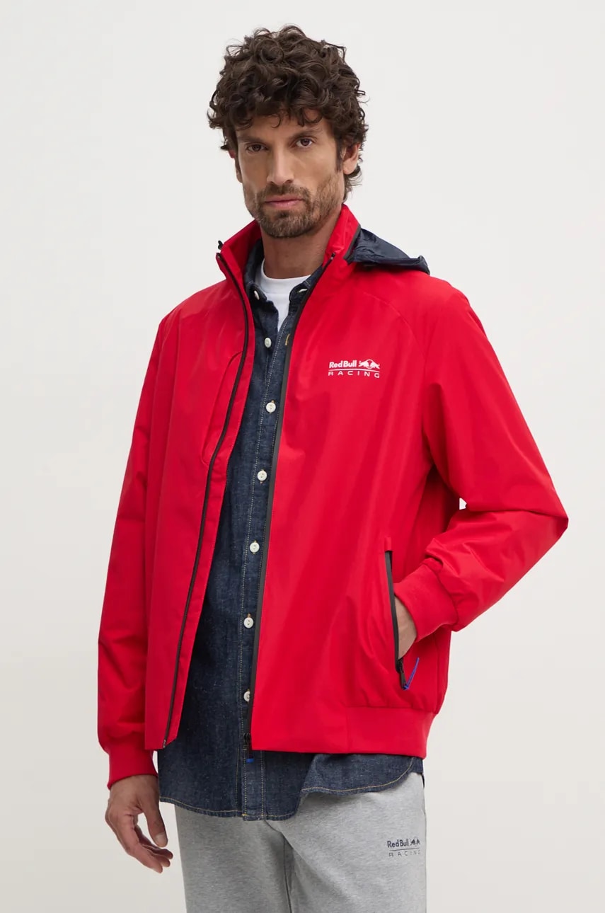 Μπουφάν Red Bull Racing x Pepe Jeans χρώμα: κόκκινο, RM400006