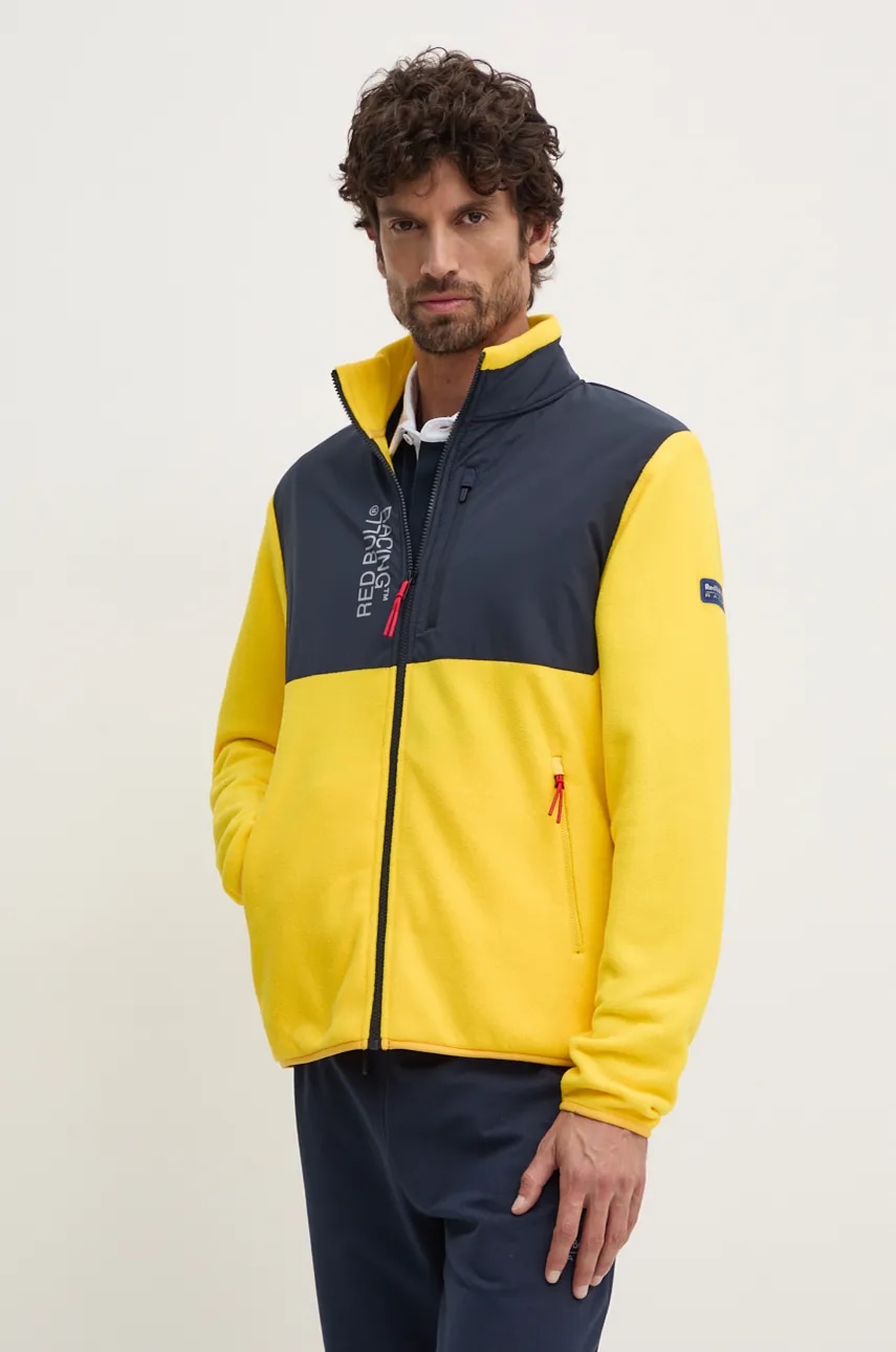 Φλις μπουφάν Red Bull Racing x Pepe Jeans χρώμα: κίτρινο, RM490006