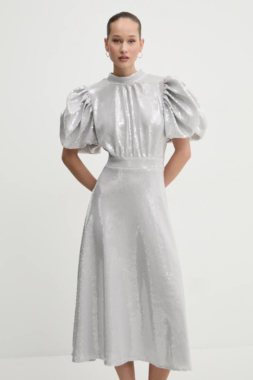 Φόρεμα Rotate χρώμα: γκρι, 113871039