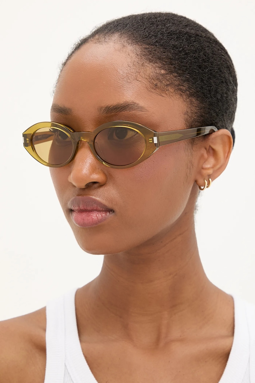 Γυαλιά ηλίου Saint Laurent χρώμα: πράσινο, SL 567