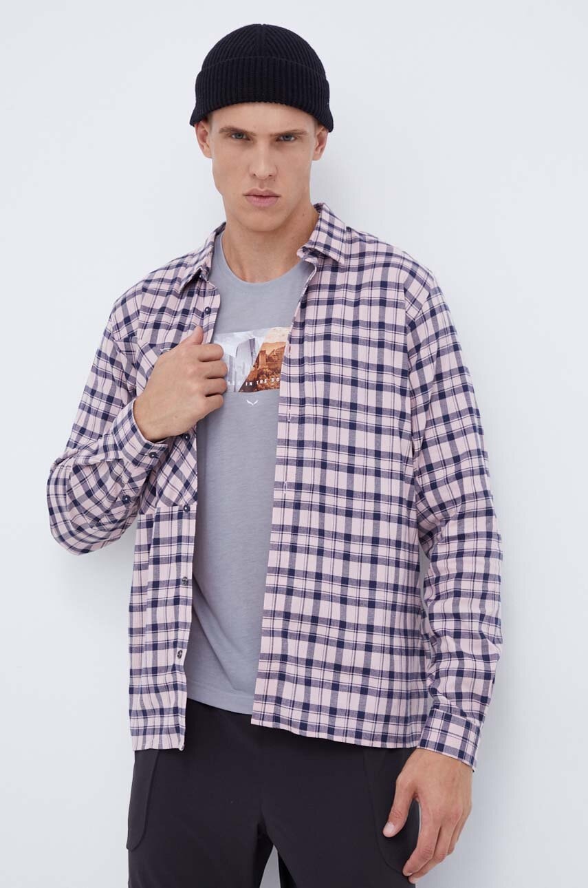 Πουκάμισο Salewa Fanes χρώμα: ροζ