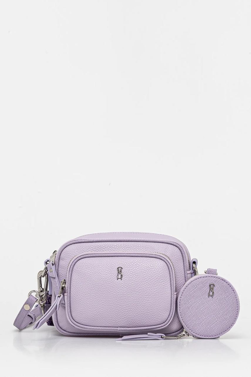 Τσάντα Steve Madden Blillite χρώμα: μοβ, SM13001518
