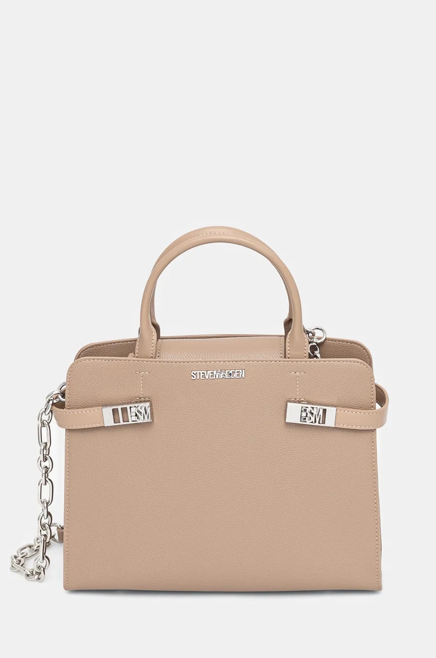 Τσάντα Steve Madden Blorene χρώμα: μπεζ, SM13001509