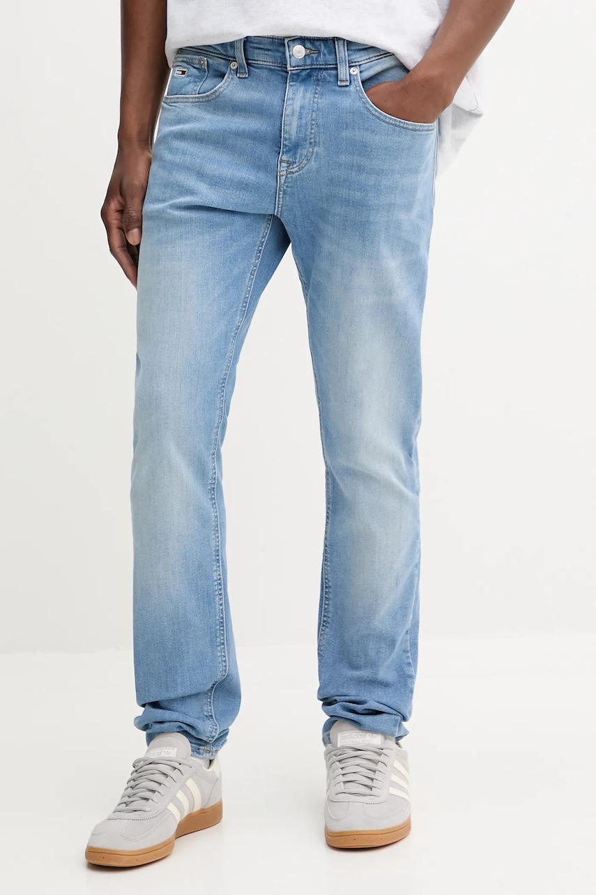 Τζιν παντελόνι Tommy Jeans χρώμα: μπλε, DM0DM20174