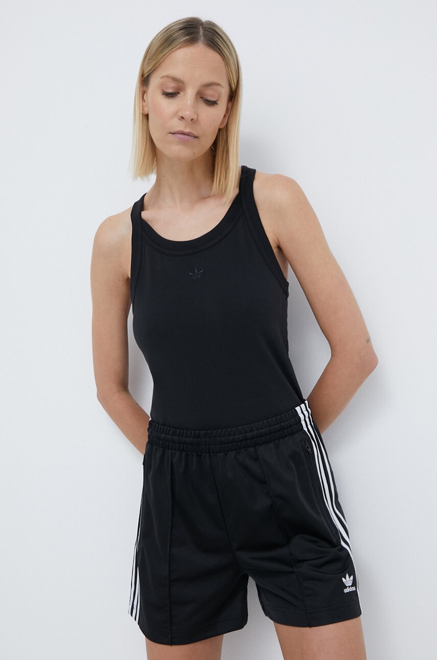 Top adidas Originals Premium Essentials Tank Top χρώμα: μαύρο, II8034