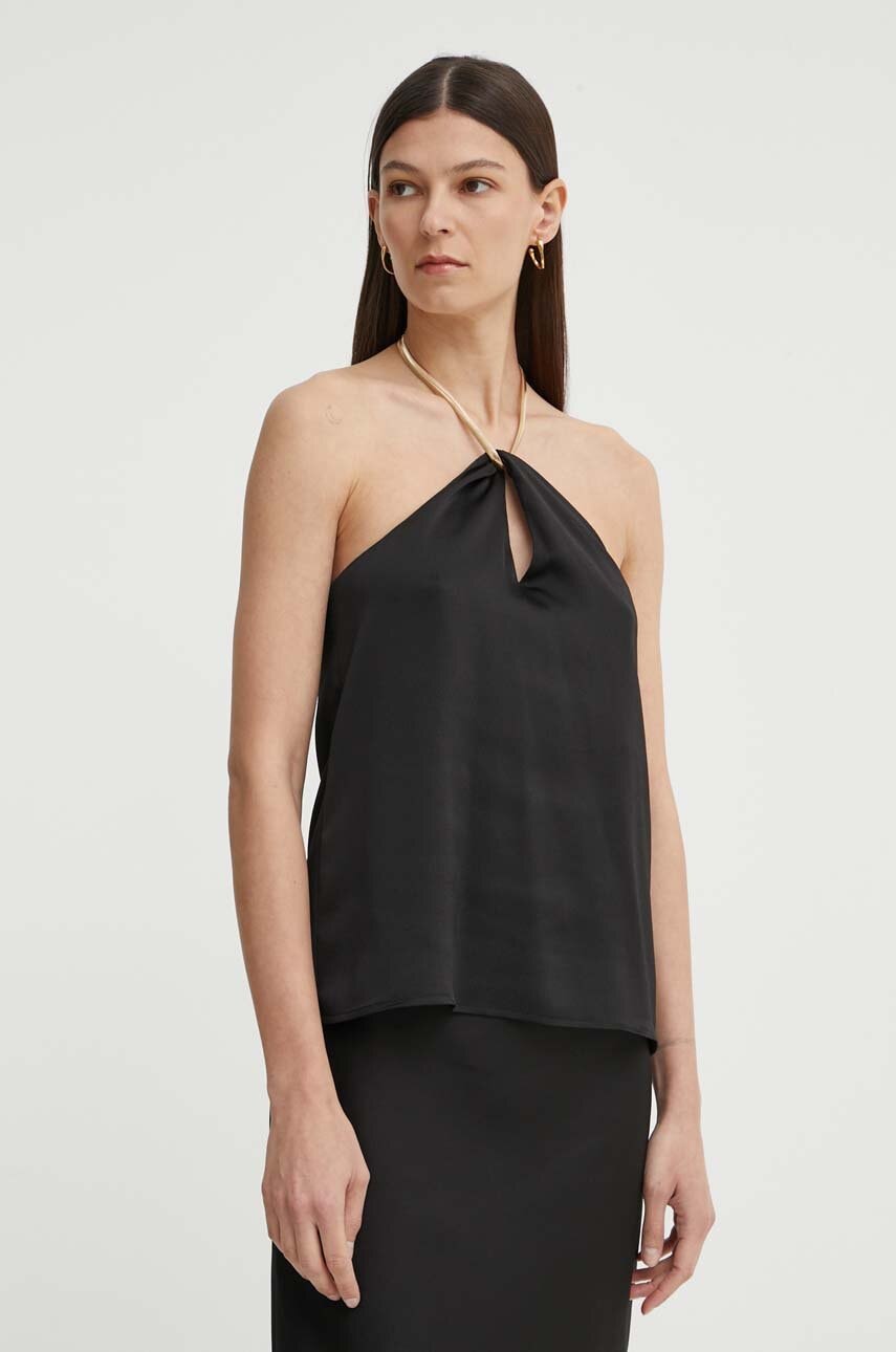 Top Bruuns Bazaar AcaciaBBElla top χρώμα: μαύρο, BBW3941