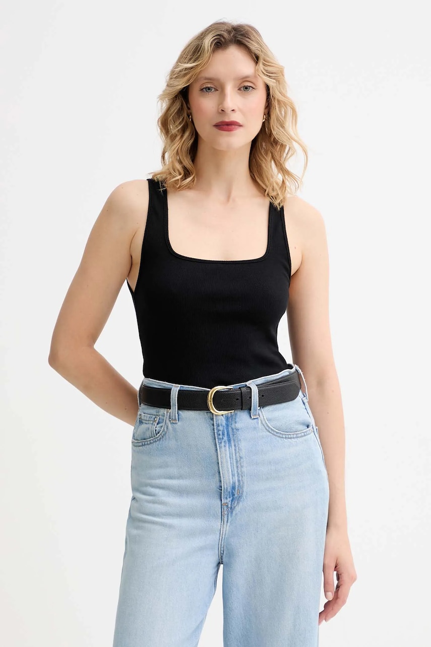Top MUUV. MUUV. x Answear χρώμα: μαύρο