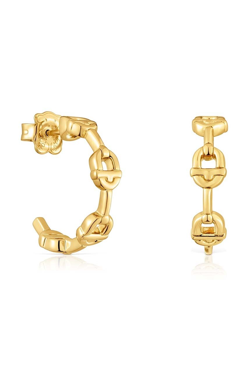 Ασημένια επιχρυσωμένα σκουλαρίκια Tous Manifesto 1004222100